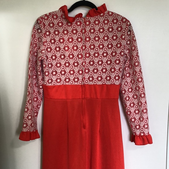 Vintage union made holiday dress - Picture 5 of 7